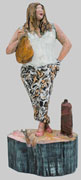 Click to see it big Brunhilde, Holzskulptur